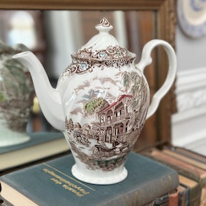 Johnson Bros Tea Pot - Etsy