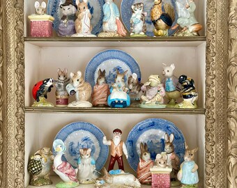 Vintage Beatrix Potter Figurines - Royal Albert England - Etsy