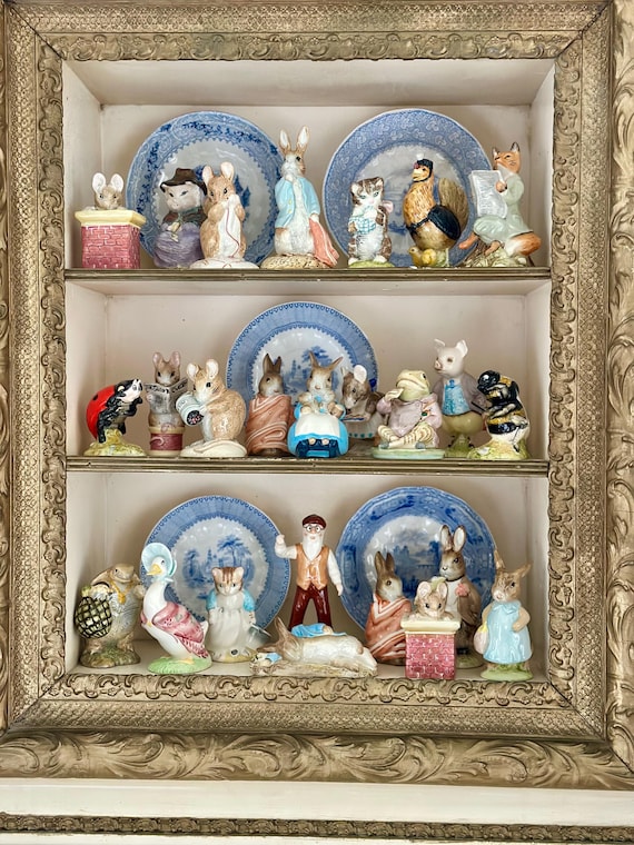 Vintage Beatrix Potter Figurines - Royal Albert England - Etsy