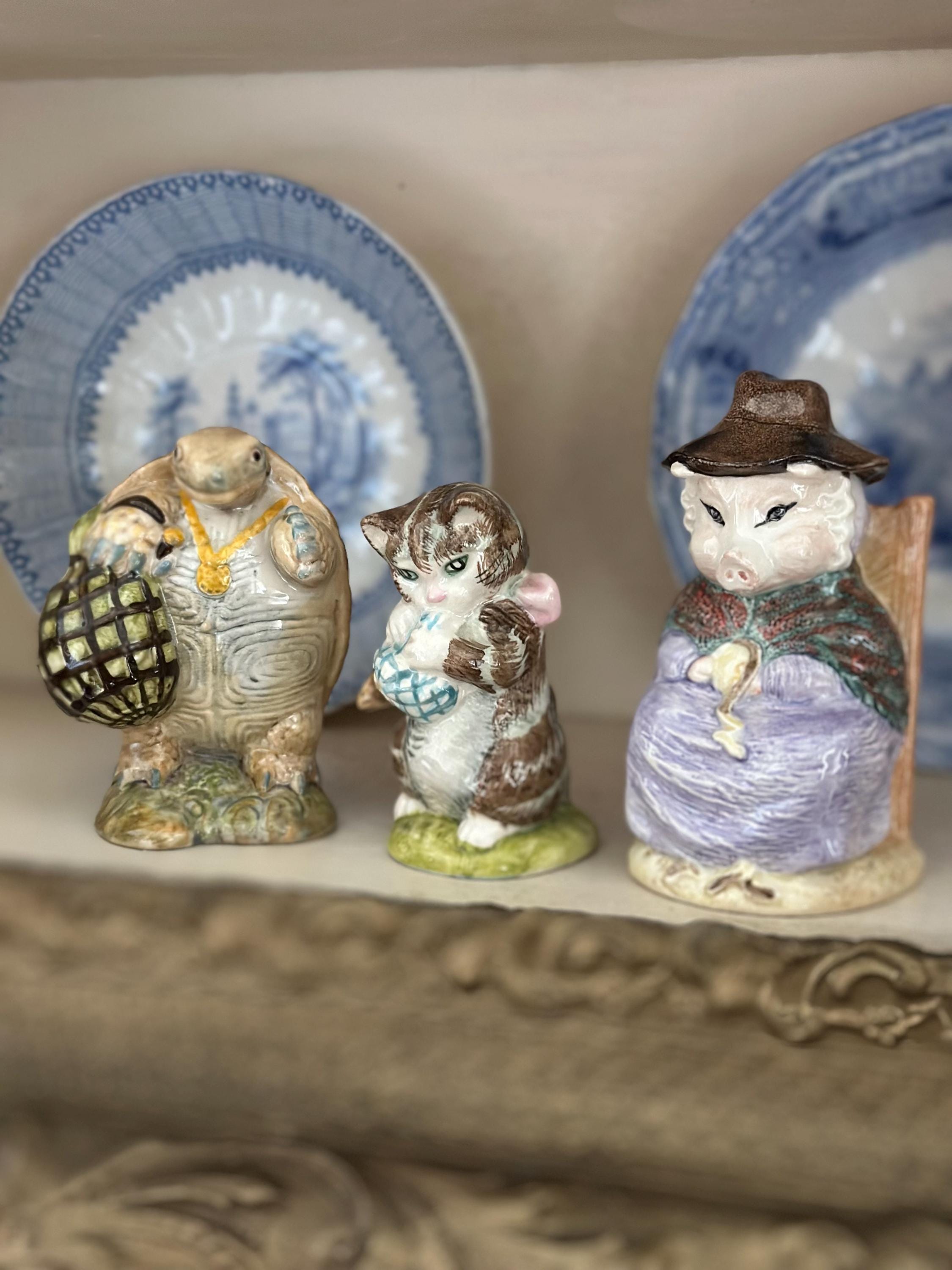 Vintage Beatrix Potter Figurines - Royal Albert England - Etsy