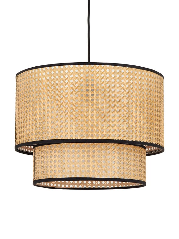 Natural Handmade Cane Lamp Shade/hand madecane craft Etsy