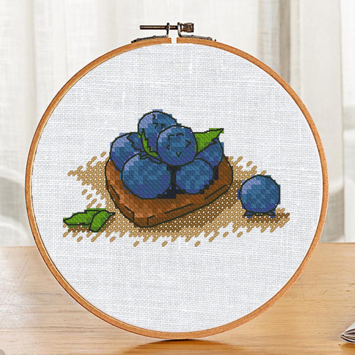 Cross stitch pattern pdf Blueberries with berries Etsy