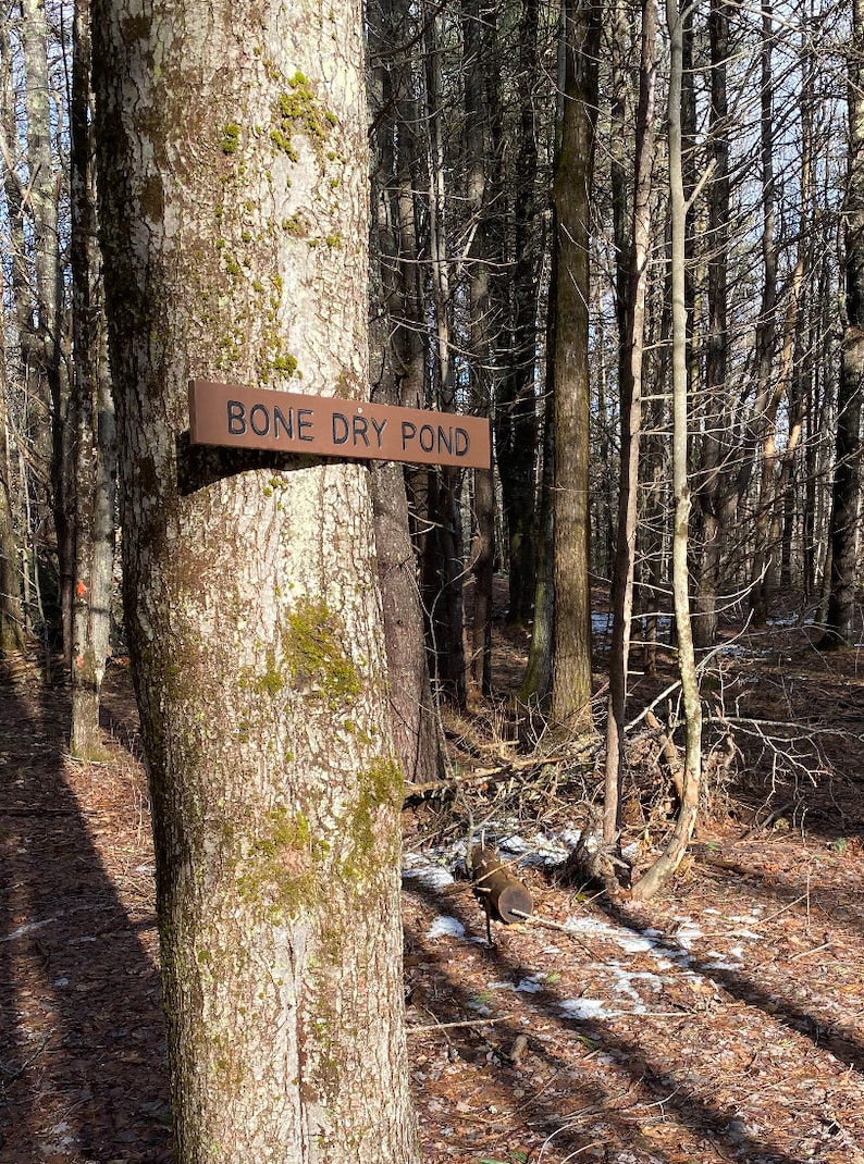 Custom Outdoor Trail Sign Etsy