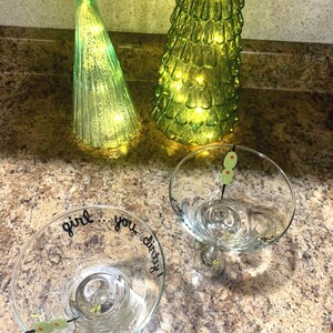 Girl you dirty martini glass image 9
