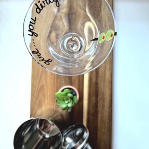 Girl you dirty martini glass image 2