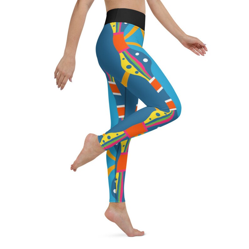 Colourful Yoga Leggings Artistic Yoga 