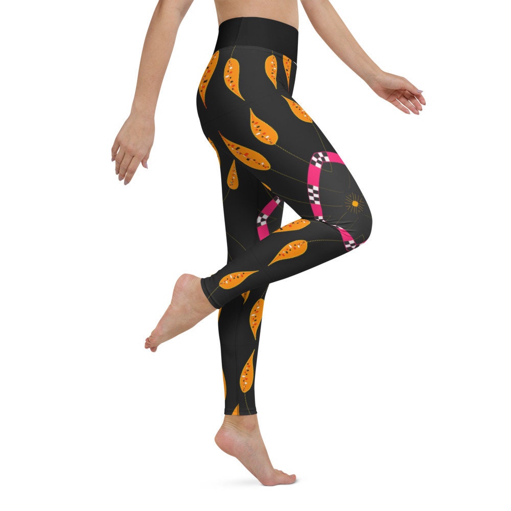 Colourful Yoga Leggings Artistic Yoga 