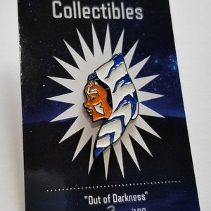 Ahsoka Inspired &quot;Out of Darkness&quot; Enamel Pin • Limited Edition