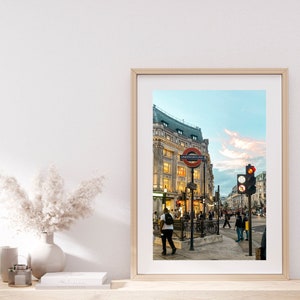 Oxford Circus, London Photography Print - Digital Download