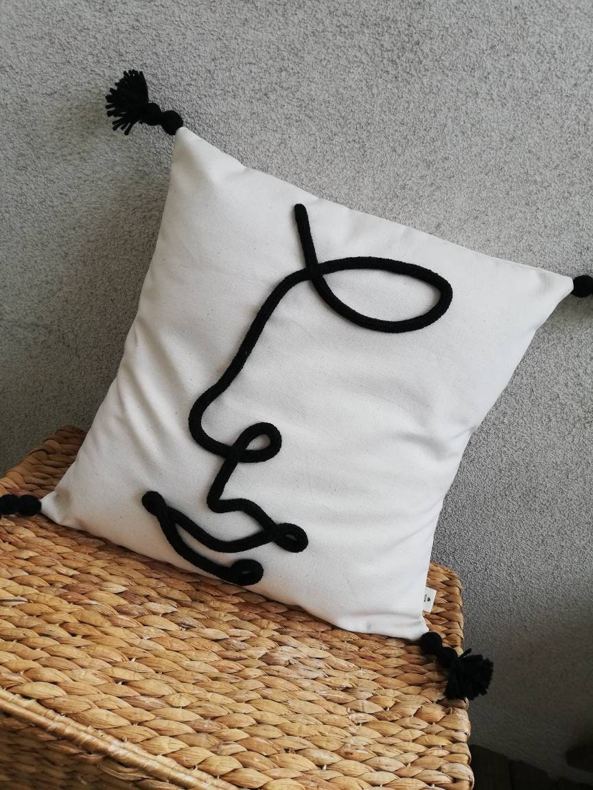 Housse de Coussin - Ligne Visage