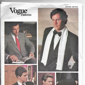 Uncut Vogue Muster Nähen Herren Krawatten Fliege Ascot Schal Kummerbund 2826