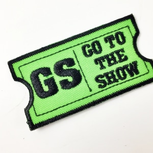 Girl Scout Patch Show Ticket Form Go To Show Unbenutzt