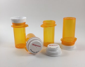 Clean Empty Plastic  Prescription Bottles 3 Inches - Various Quantities Available