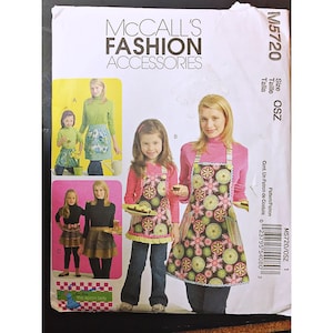McCalls M5720 Sewing Pattern Misses & Childrens Apron