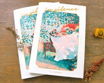 In Silence Original zine by Kiloom | original character watercolor gouache artbook