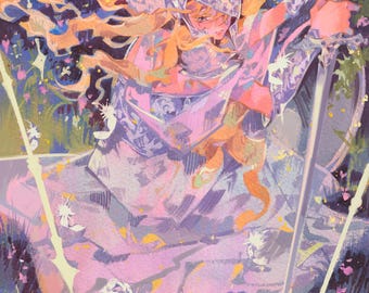 Artprint "Daughter of Wisdom" | Kiloom gouache illustration artwork print
