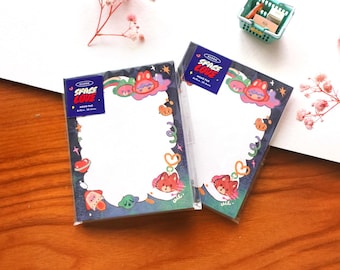 Memo Note "Space Love" 8x10 cm decorative journal memo notepad