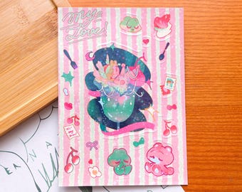 Pudding Tissue Pub sticker sheet | 10x15cm holographic sticker by Kiloom