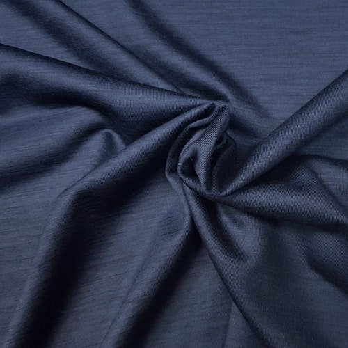 Merino Wool Jersey Knit Fabric . Ruby Red Color 17.5 Micron Etsy