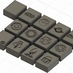 Small X-Wing Damage Deck [STL FILES]