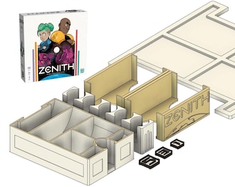 Zenith - Board Game Insert and Tokens [Digital STL/3MF Files]