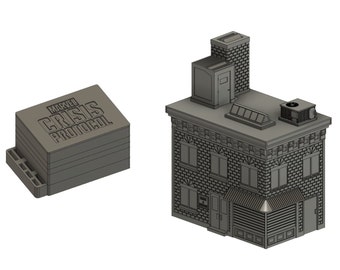 Mini Tray System + Nelson and Murdock Building (COMBO) [STL FILES]