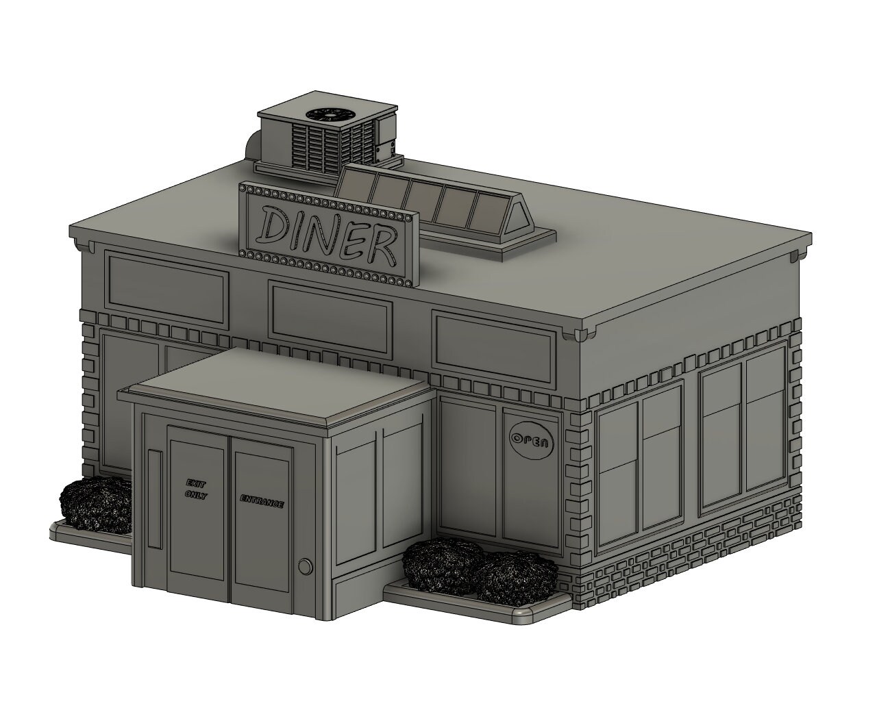 MCP Diner Terrain (Storage) [STL FILES]