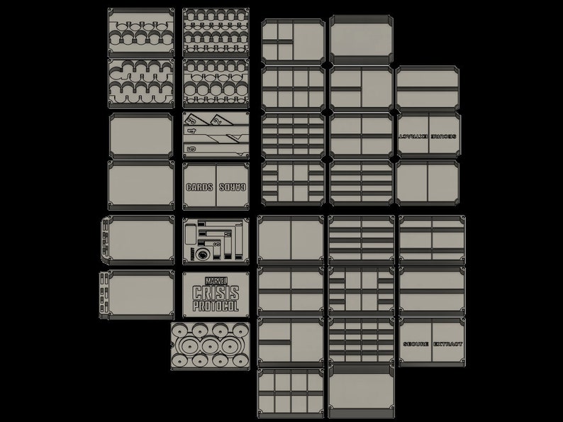 MCP Mini Tray System STL FILES - Etsy