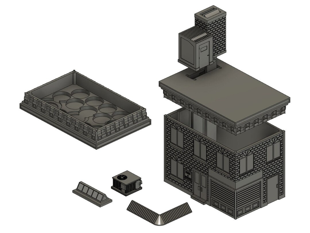 Nelson and Murdock Building STL DIGITAL FILE Etsy