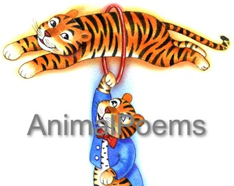 Letter T - Tiger - Instant Download, Digital Download, jpg