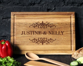 Cutting board, personalized cutting board, kitchen gift, anniversary gift. cooking gift, wedding gift, custom cutting board, family gift