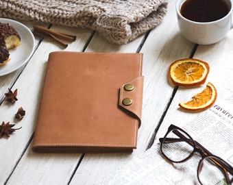 Personalized Leather Journal: Refillable Travel Notebook