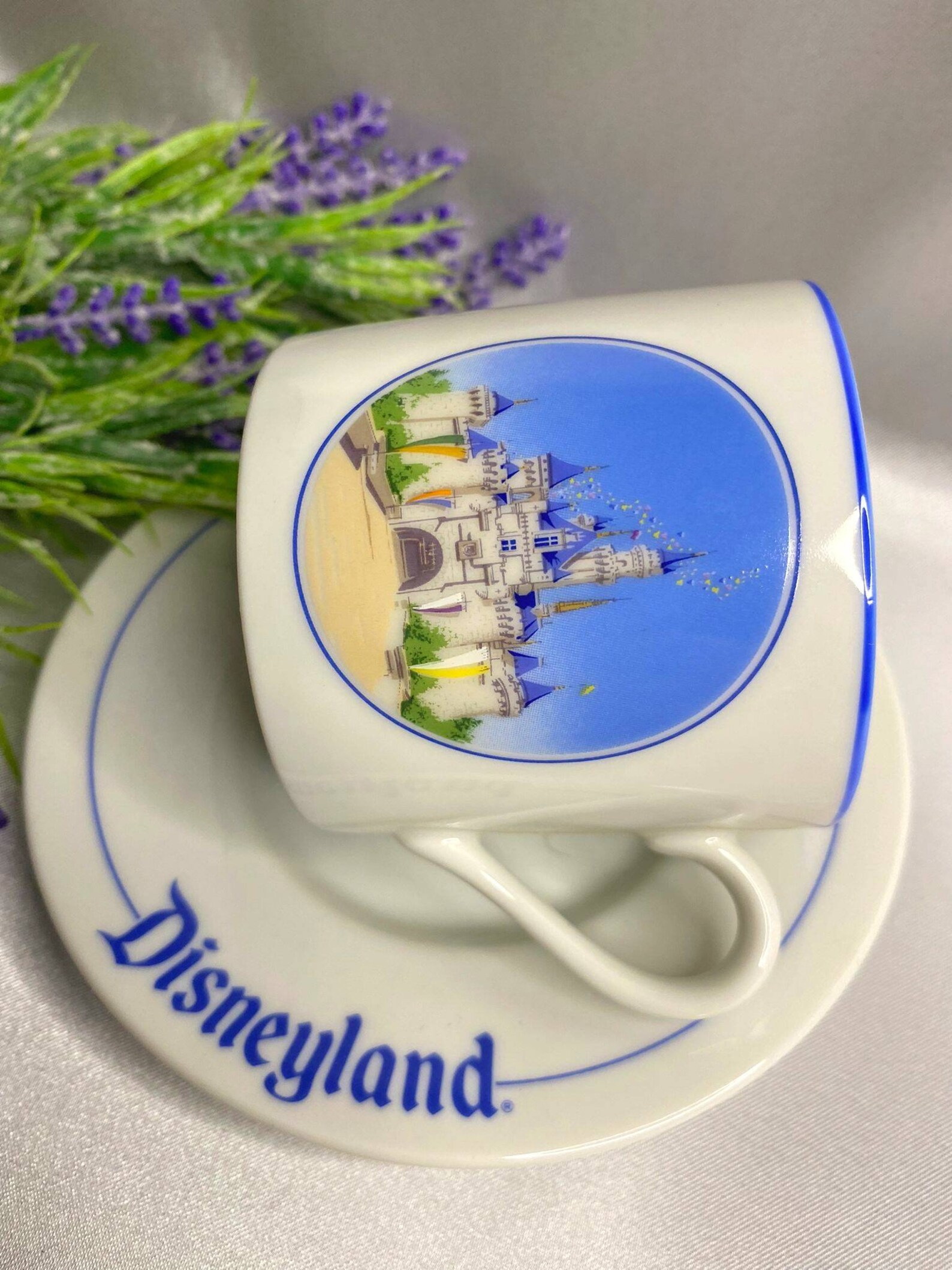 Walt Disney Disneyland tea cup and saucermade in Etsy
