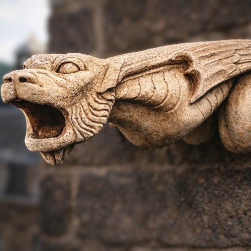 Large Gothic Gargoyle Wall Sculpture 50 Cm – Medieval