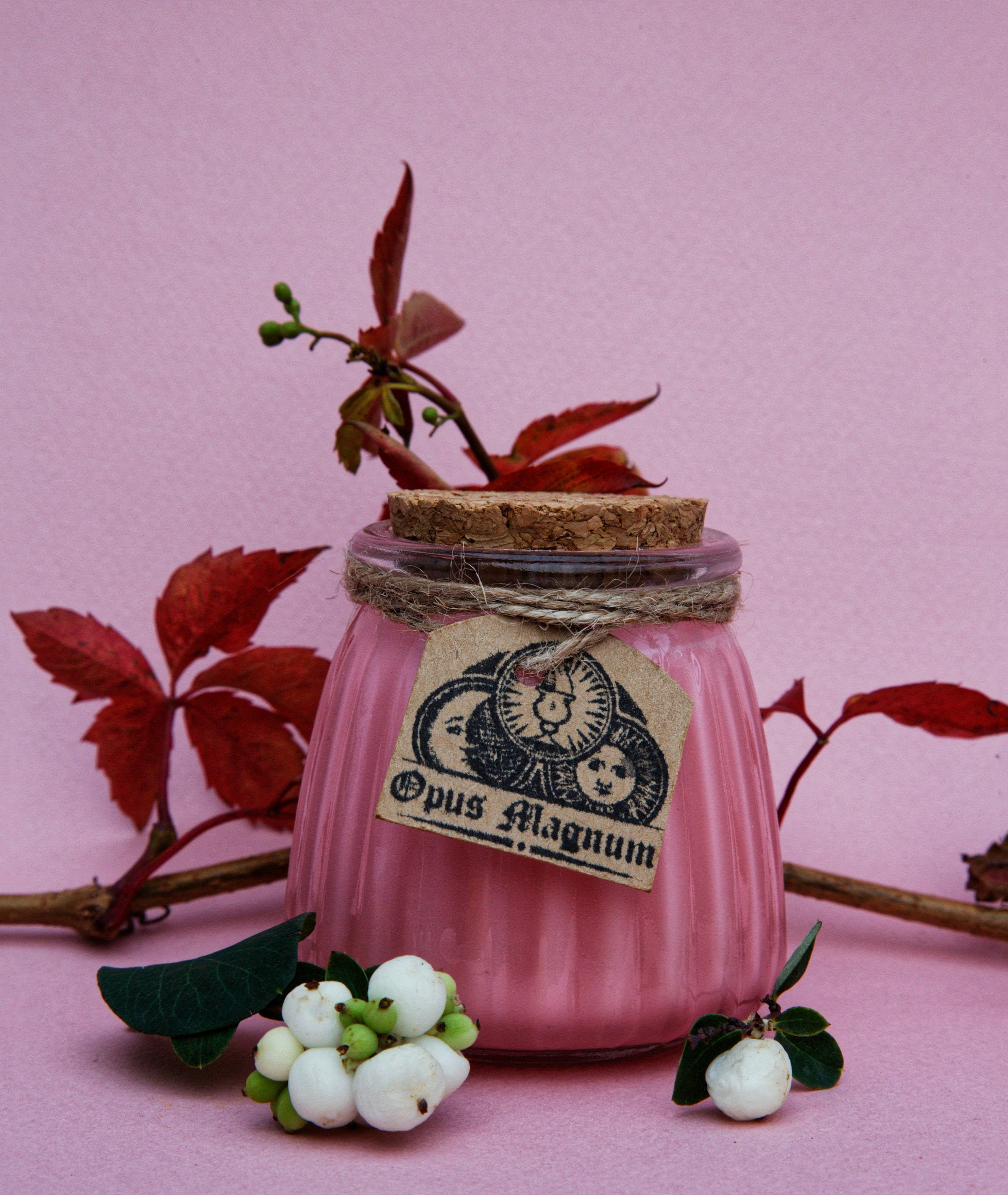 Bougie Végétale Parfumée à La Rose