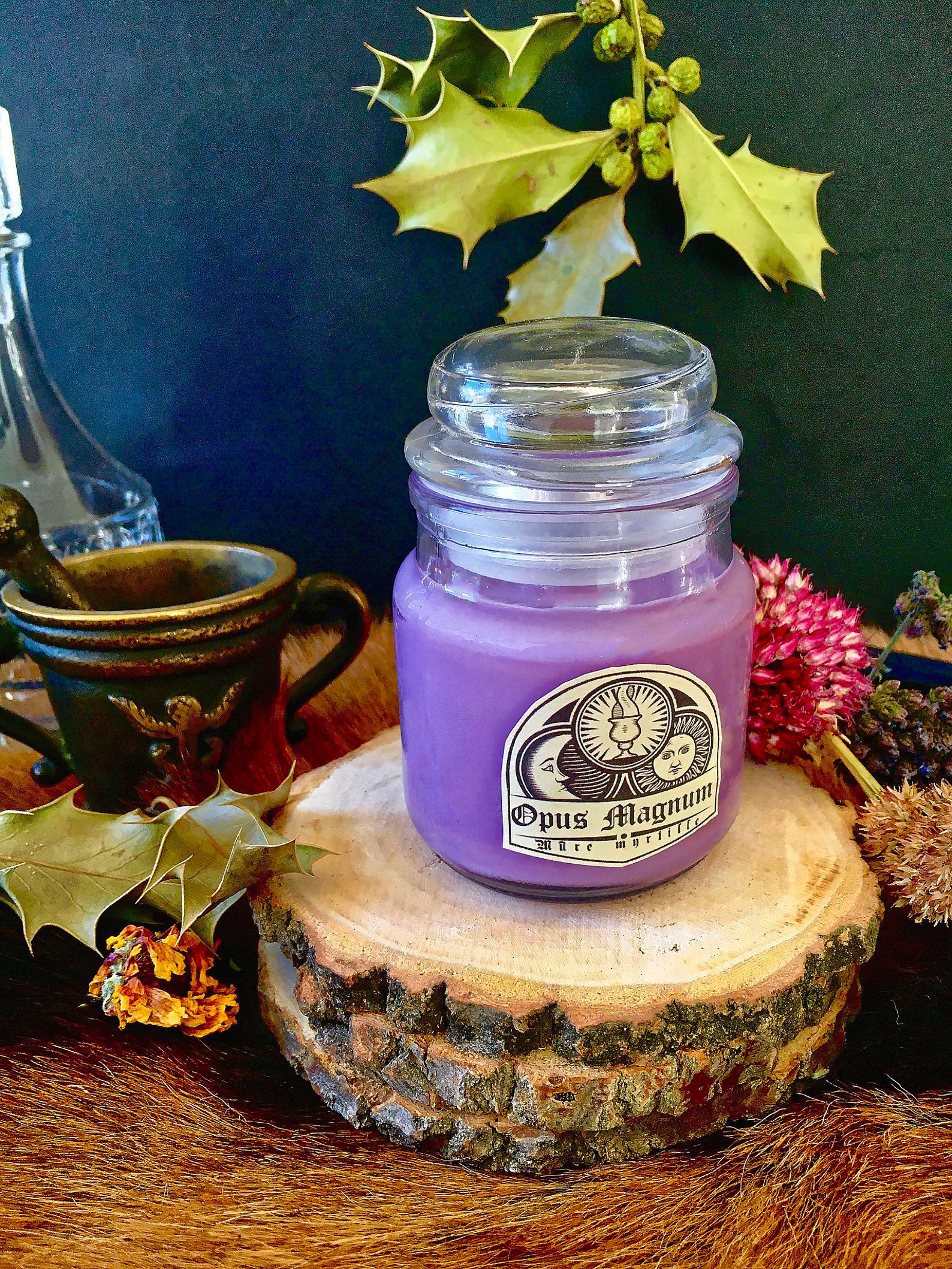 Natural handcrafted blackberryflavoured candle blueberry Etsy