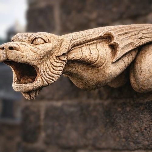 Large Gothic Gargoyle Wall Sculpture 50 Cm – Medieval