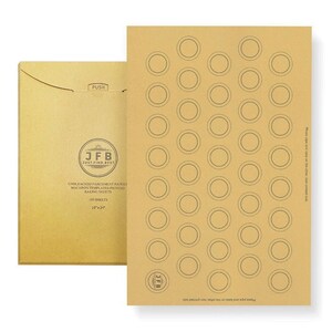 Macarons Printed Baking Parchment Papers, Unbleached, Precut 16x24 100 Sheets 