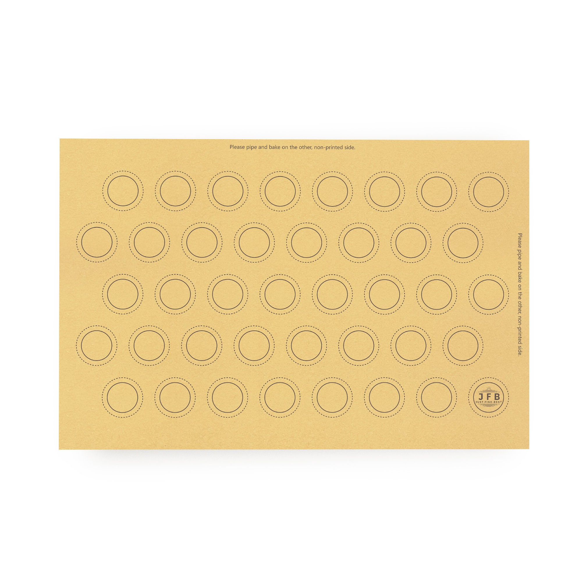 Macarons Printed Baking Parchment Papers, Unbleached, Precut 16x24 100  Sheets 
