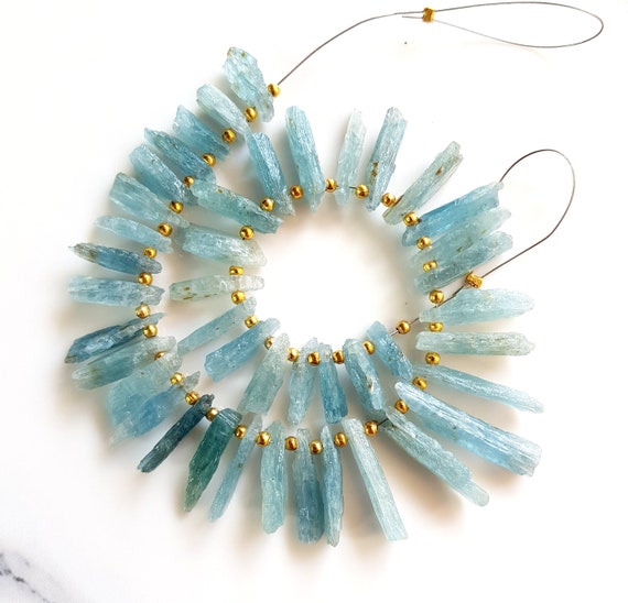 Paraiba Blue Kyanite Crystal Sticks: Raw Gemstone Minerals (20 Pieces)