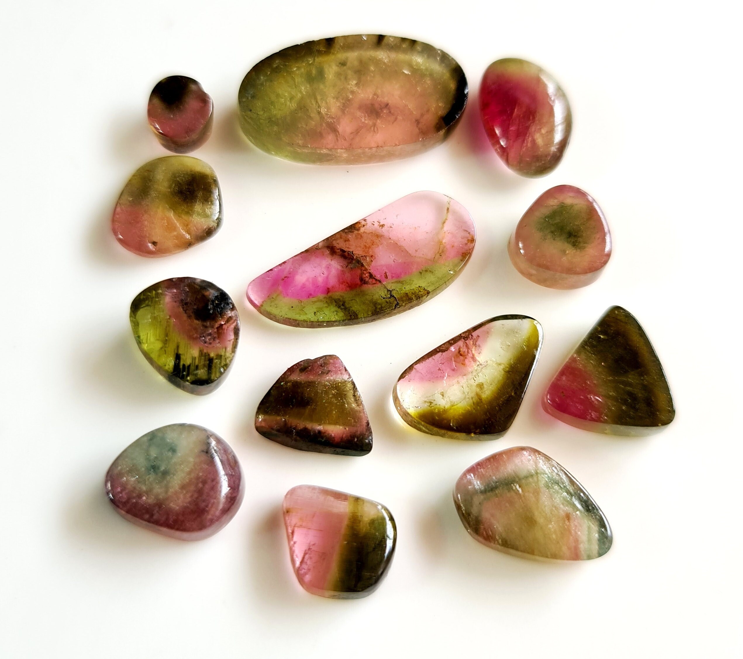 8mm Gelbe Wassermelonen Turmalin Perlen - Runde Edelsteine Für Schmuck