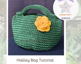 Crochet Bag Tutorial ~ Hailley Bag pattern