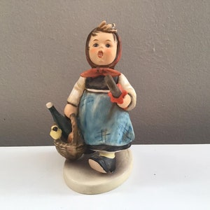 Goebel Hummel Figurine Visiting A Invalid W Germany 5” Tall 1970+