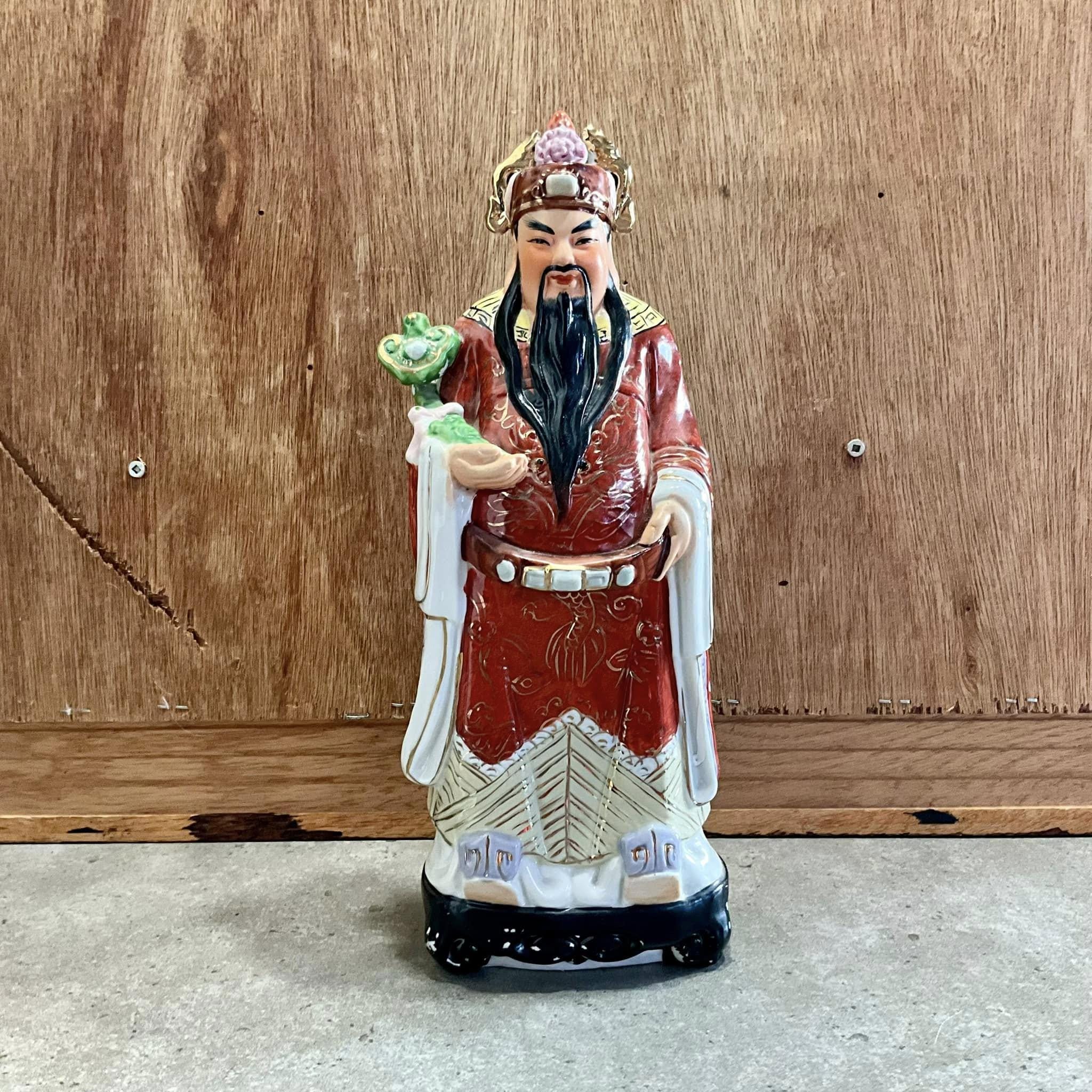 中国の呂像：手描きの磁器の置物 - Etsy 日本