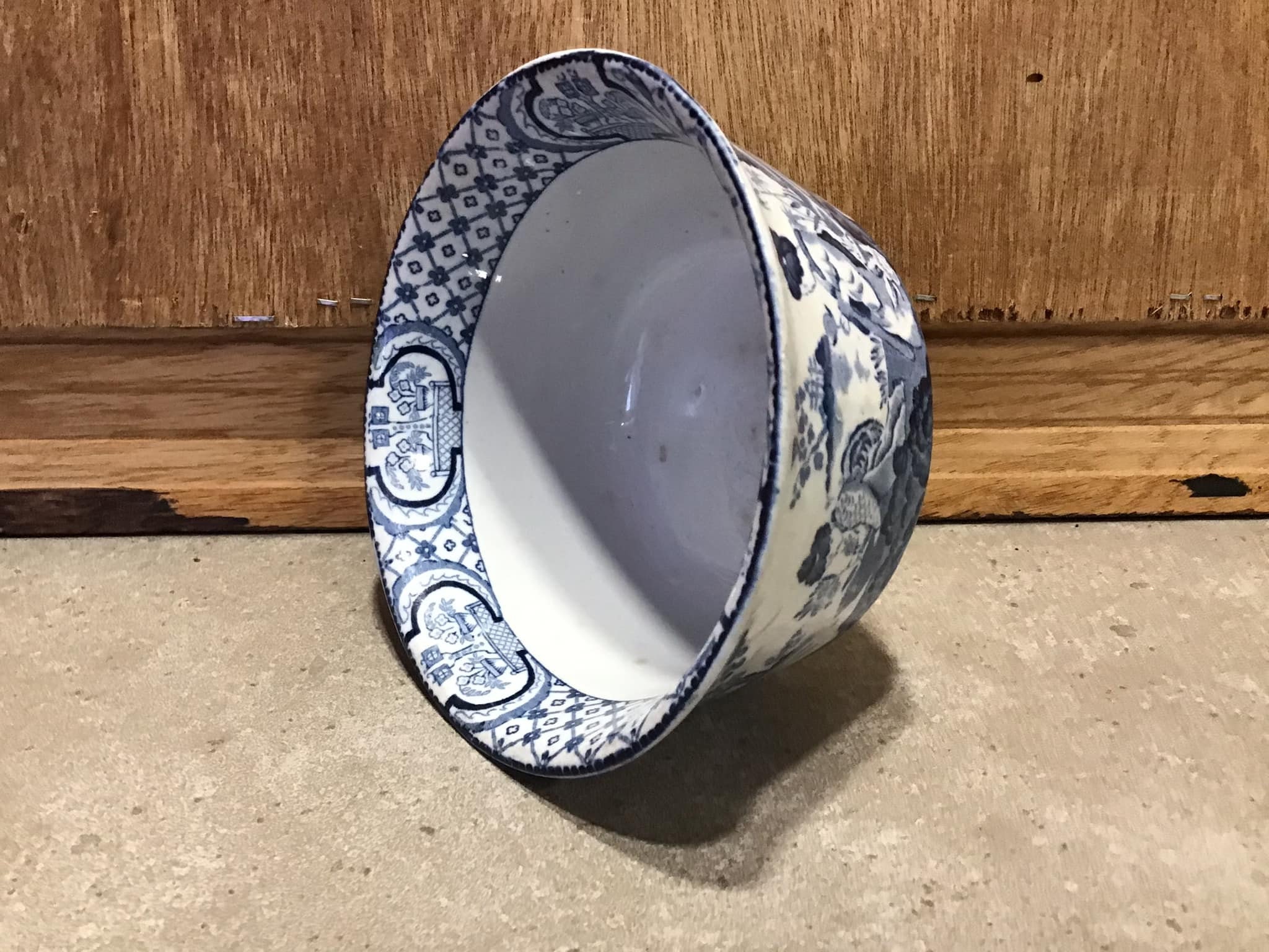 Vintage Adams Tokio Pattern England Bowl Blue and White Rd. No