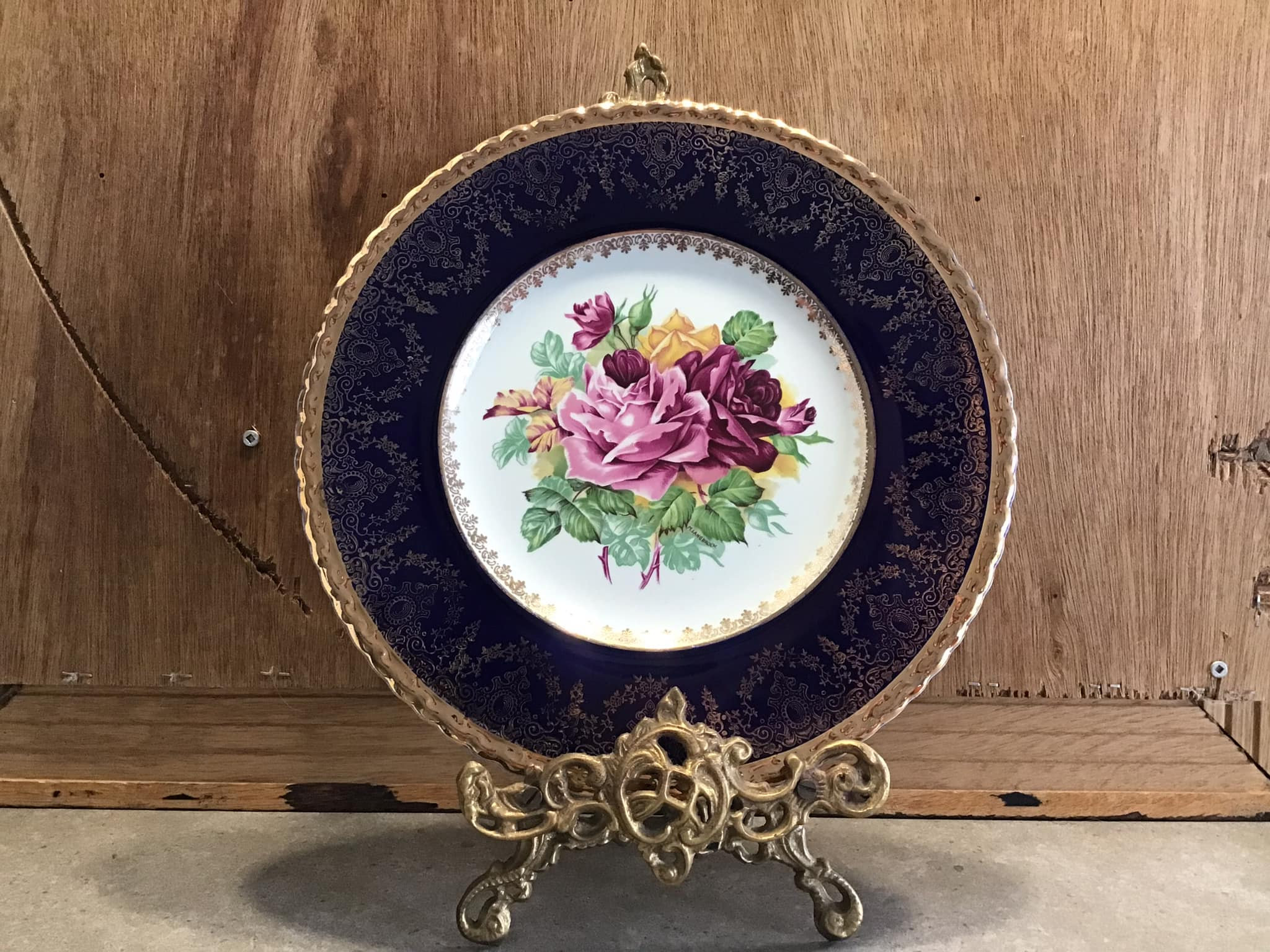 Vintage church plate - Etsy 日本