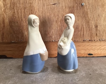 2 Valentino Figuren Porzellansammlung Hand Made in Spain