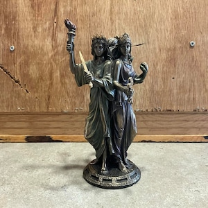 Hecate, goddess of magic, Ancient Greek Mythology Unique Details, Statue