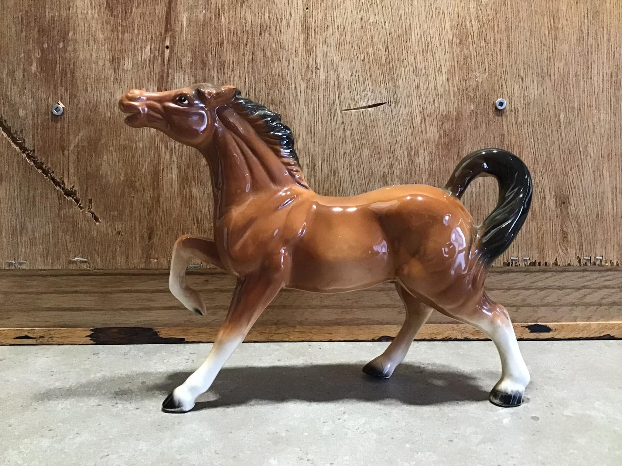 Vintage Ceramic Horse Figurine, Japan Collectible Horse Vintage Ceramic Horse Figurine, Japan Collectible Horse