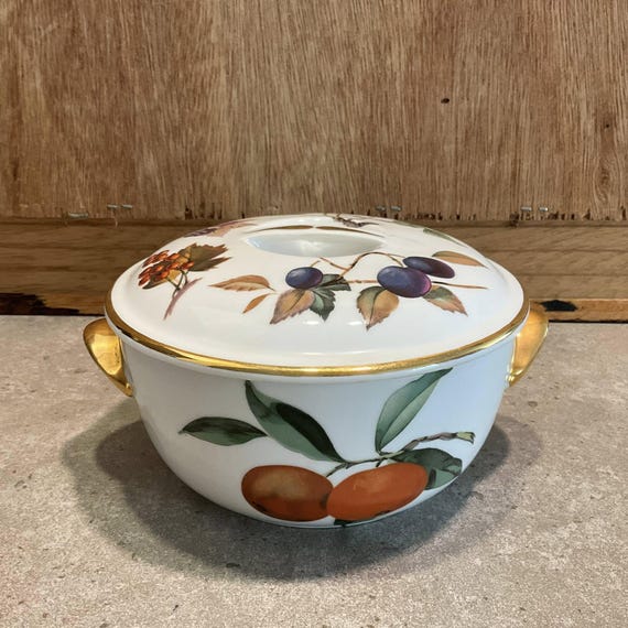 ロイヤルウースター　キャセロール　イブシャム　ヴィンテージ　蓋付き ロイヤルウースター キャセロール イブシャム ヴィンテージ 蓋付き